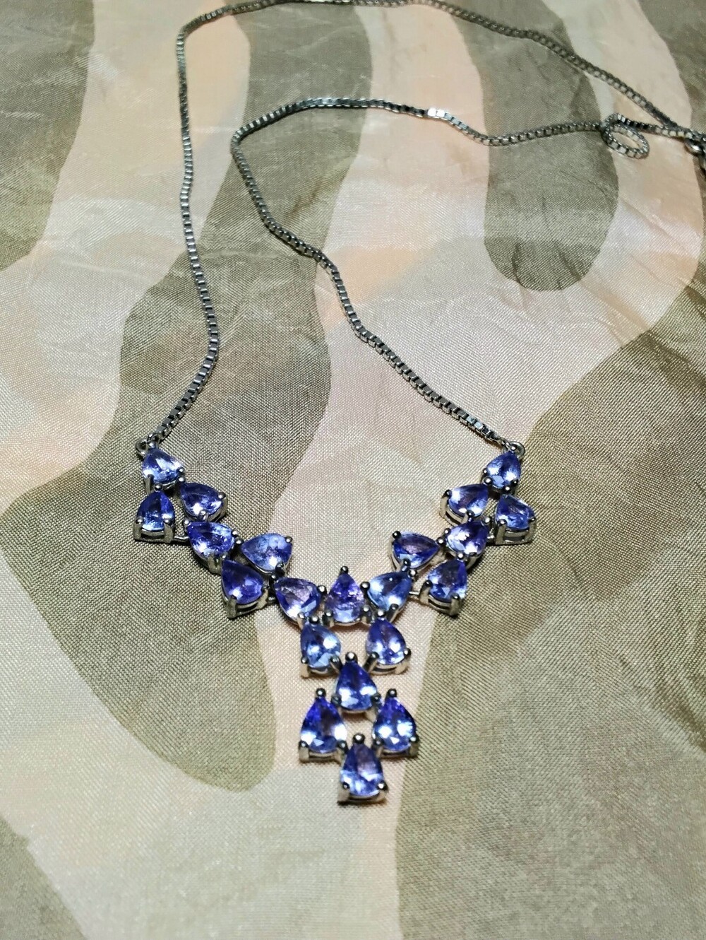 925 Silver Tanzanite Necklace